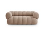 Sofa Koge 2-Sitzer aus Samt, beige