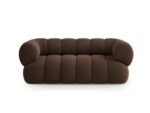 Sofa Koge 2-Sitzer aus Samt, schokoladig