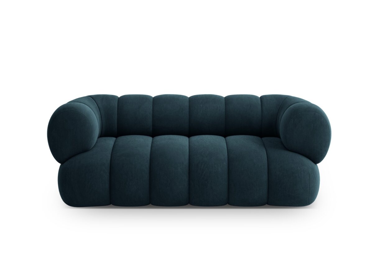 Sofa Koge 2-Sitzer aus Samt, tiefes Petrol