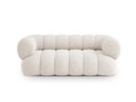 Sofa Koge 2-Sitzer aus Chenille, hellbeige