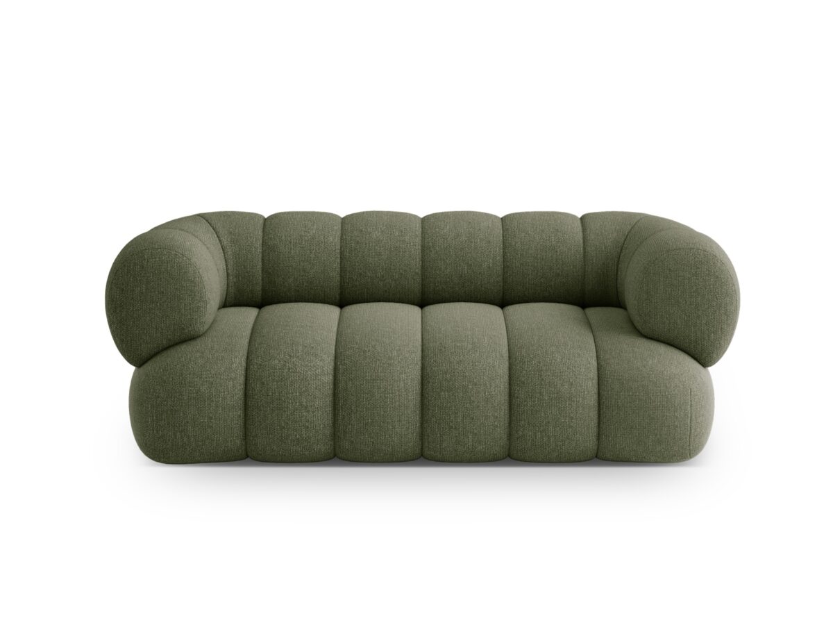 Sofa Koge 2-Sitzer aus Chenille, grün