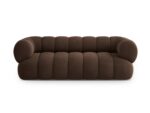 Sofa Koge 3-Sitzer aus Samt, schokoladig