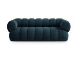Sofa Koge 3-Sitzer aus Samt, tiefes Petrol
