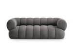 Sofa Koge 3-Sitzer aus Samt, grau