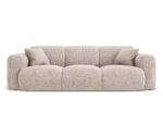 Sofa Nolio 3-Sitzer aus chenille, beige