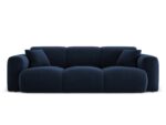 Sofa Nolio 3-Sitzer aus Samt, königsblau