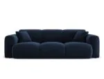 Sofa Nolio 3-Sitzer aus Samt, königsblau