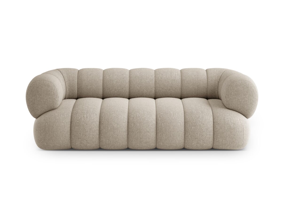Sofa Koge 3-Sitzer aus Chenille, beige