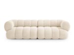 Sofa Koge 4-Sitzer aus Samt, hellbeige