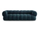 Sofa Koge 4-Sitzer aus Samt, tiefes Petrol