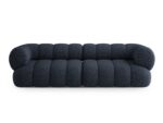 Sofa Koge 4-Sitzer aus Chenille, marineblau
