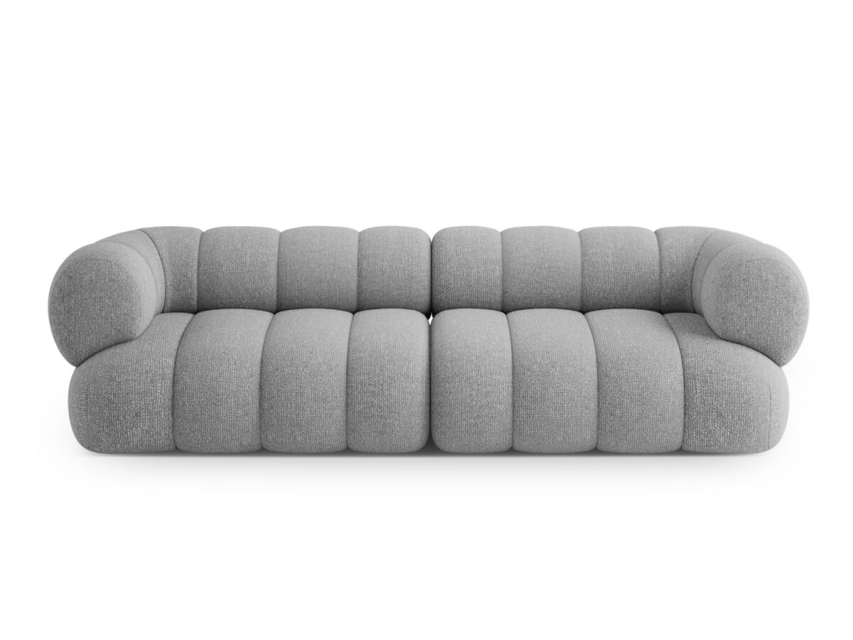 Sofa Koge 4-Sitzer aus Chenille, hellgrau