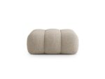 Polsterhocker Koge 1-Sitzer aus Chenille, beige