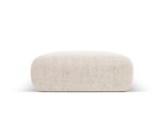 Polsterhocker Nolio 2-Sitzer aus Chenille-Stoff, hellbeige