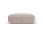 Polsterhocker Nolio 2-Sitzer aus Chenille-Stoff, beige
