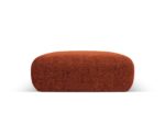 Polsterhocker Nolio 2-Sitzer aus Chenille-Stoff, terrakotta