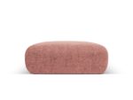 Polsterhocker Nolio 2-Sitzer aus Chenille-Stoff, rosa