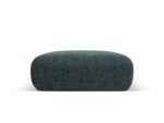 Polsterhocker Nolio 2-Sitzer aus Chenille-Stoff, petrol