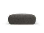 Polsterhocker Nolio 2-Sitzer aus Chenille-Stoff, grau