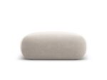 Polsterhocker Nolio 2-Sitzer aus Samt, hellbeige