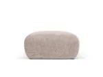 Polsterhocker Nolio 1-Sitzer aus Chenille-Stoff, beige