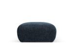 Polsterhocker Nolio 1-Sitzer aus Chenille-Stoff, königsblau